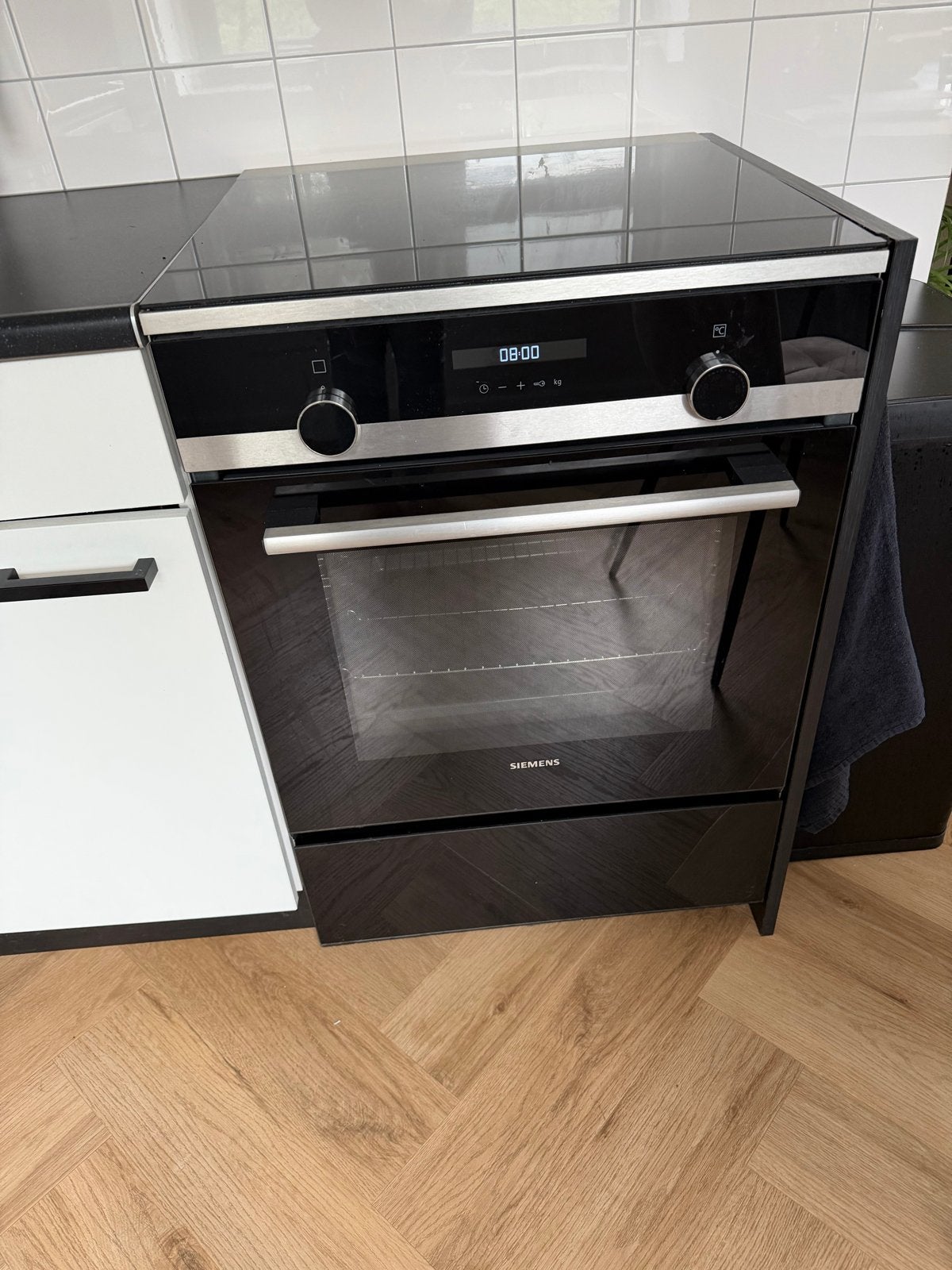 Vrijstaand inductiefornuis - siemens oven met inductie, Hete lucht, 60 cm of meer, Siemens, Ophalen of Verzenden