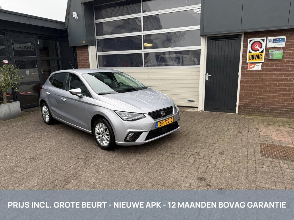 Seat Ibiza 1.0 Intense CARPLAY/ECC *ALL-IN PRIJS*, Voorwielaandrijving, 12 maanden, Stof, 95 pk