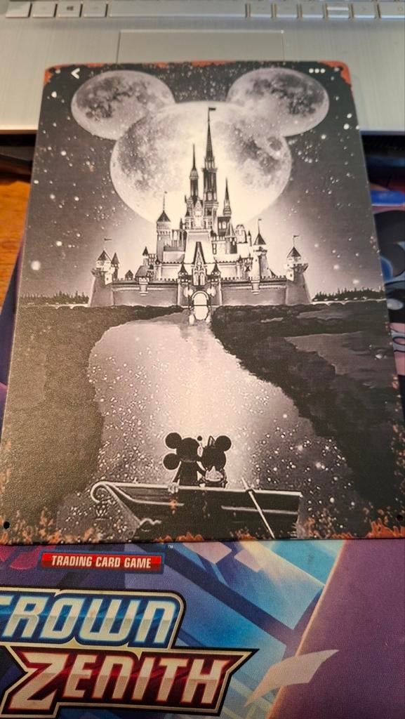 Wandbord Disney kasteel, Ophalen of Verzenden, Nieuw