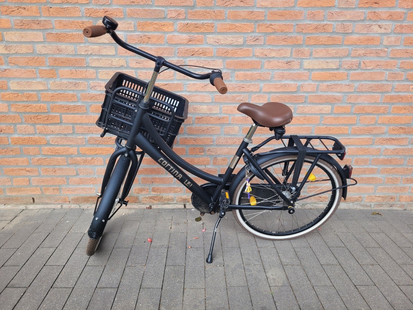 Cortina U4 Transportfiets Dames 24 inch - Zo goed als nieuw, Terugtraprem, Versnellingen, Zo goed als nieuw, Minder dan 47 cm