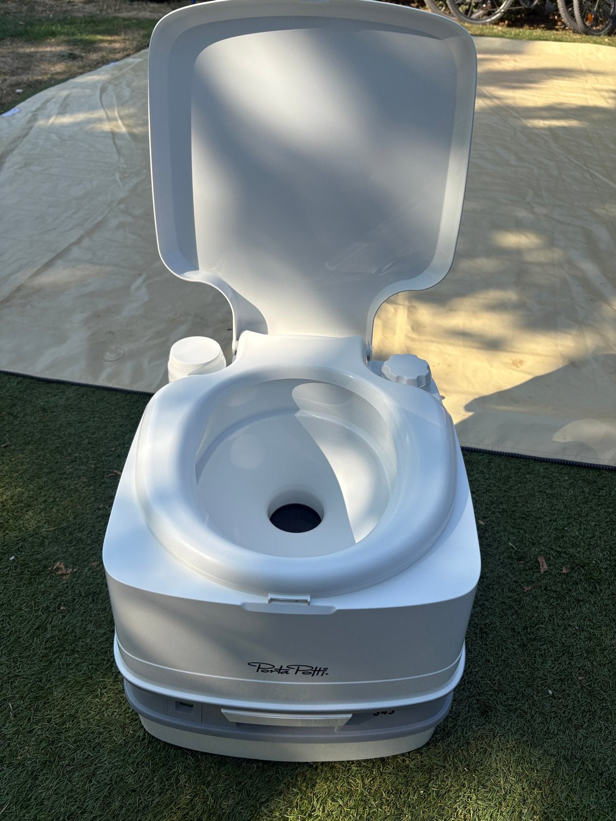 Thetford Porta Potti 345 draagbaar toilet, Ophalen, Zo goed als nieuw