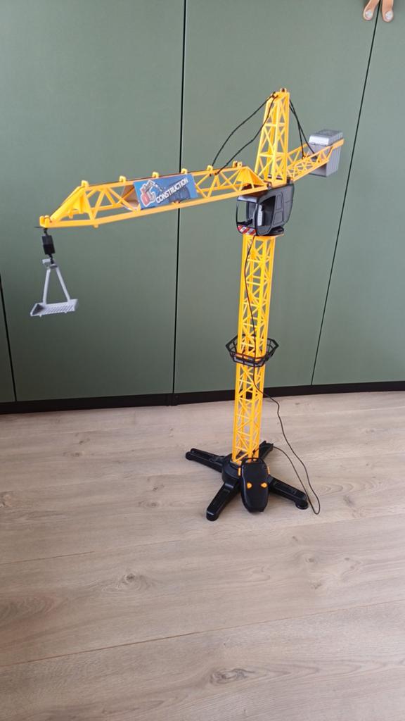 Dickie Toys elektrische speelgoed hijskraan  in goede staat, Doe-het-zelf en Verbouw, Lieren en Takels, Ophalen of Verzenden