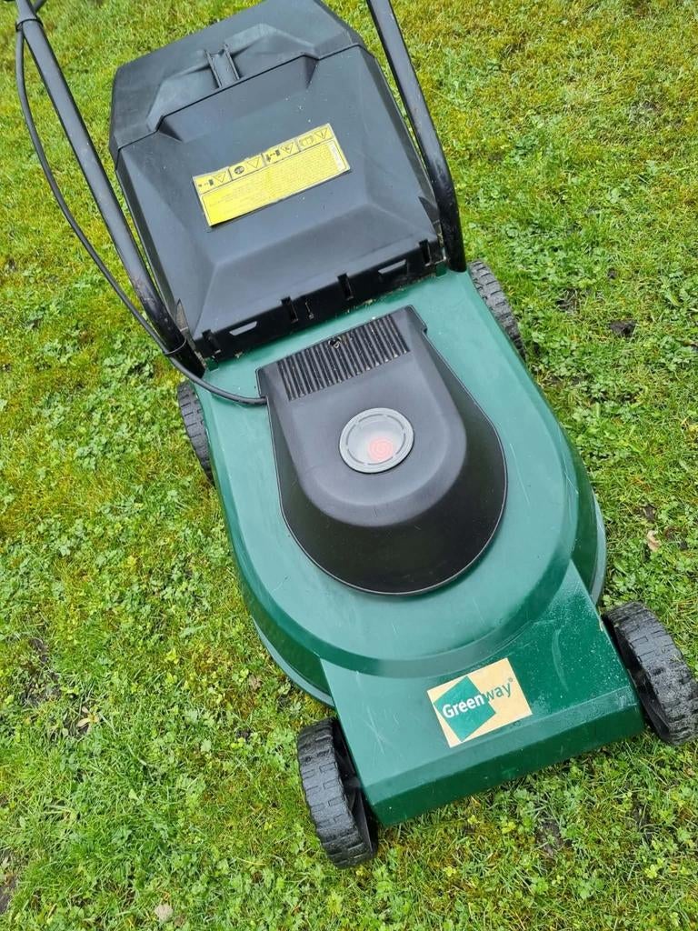Greenway Elektrische Grasmaaier - Compact en Krachtig, Tuin en Terras, Greenway, Cirkelmaaier, Gebruikt, Elektrische grasmaaier