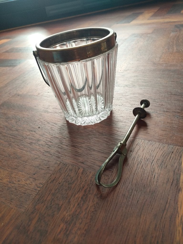 Vintage ijsemmer & tang, Ophalen