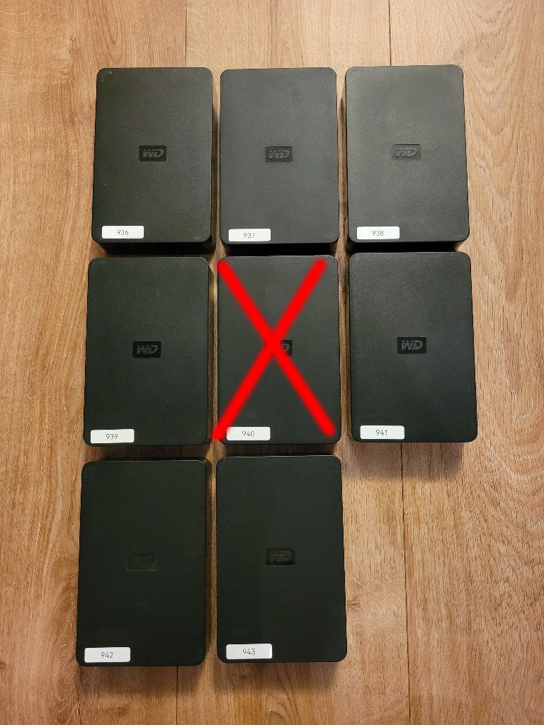 Externe HDD (Hard Disk) 2TB WD Western Digital Elements, Computers en Software, Harde schijven, Zo goed als nieuw, Desktop, Extern
