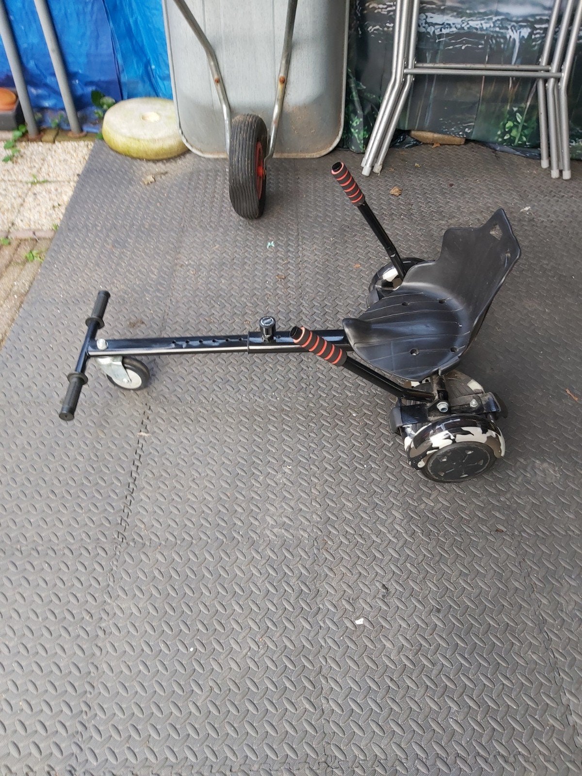 Hoverboard Kart - Zwart met camouflage accenten, Ophalen, Gebruikt, Overige typen