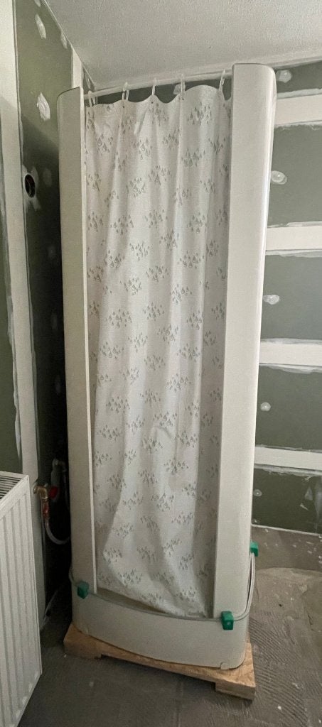 Te koop nooddouche 192 x78x78cm (Niet meer beschikbaar), Ophalen, Gebruikt, Douche