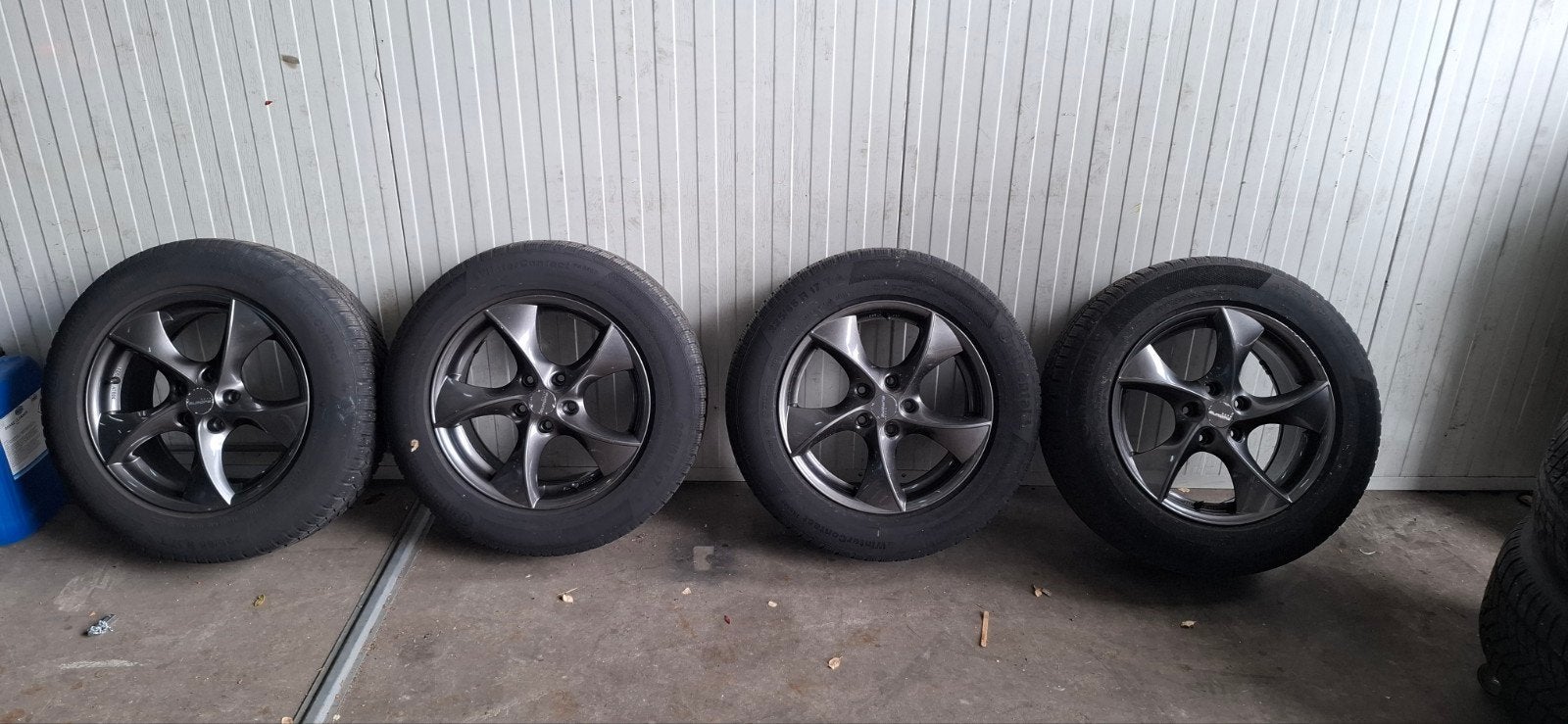Mazda cx5 velgen/wielen/winterbanden 225/65r17, Auto-onderdelen, Ophalen, Banden en Velgen, 17 inch, Winterbanden