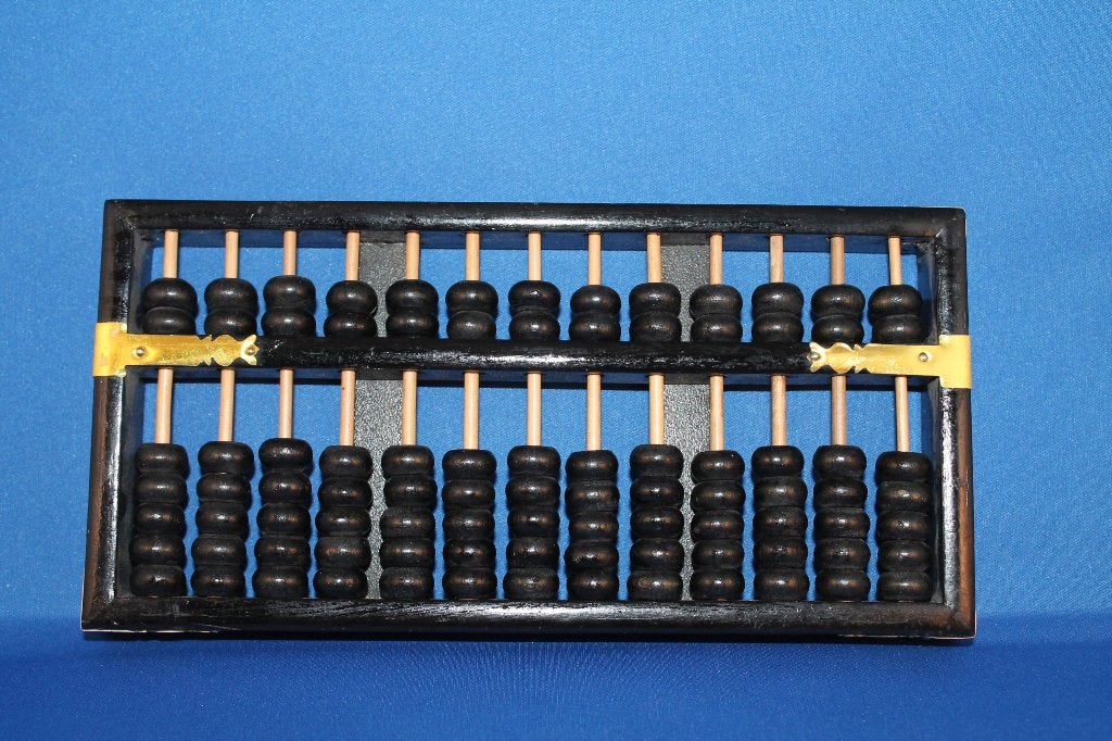 Abacus, chinees houten telraam, Flying Eagle. K2