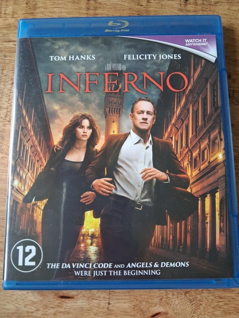 Inferno Blu-ray, Cd's en Dvd's, Blu-ray, Ophalen of Verzenden, Zo goed als nieuw