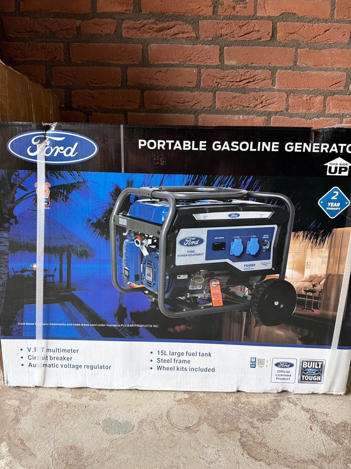 Ford Draagbare Benzine Generator FG4050 - Nieuw in Doos, Ophalen of Verzenden, Nieuw, Minder dan 5 kVA, Benzine