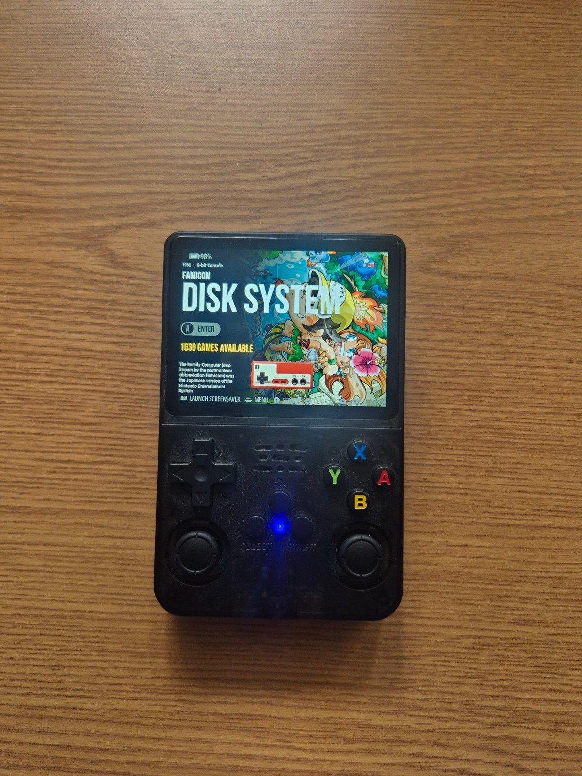 Anbernic RG35XX Retro Handheld Console - Paars Transparant, Ophalen of Verzenden, Anbernic, Zo goed als nieuw