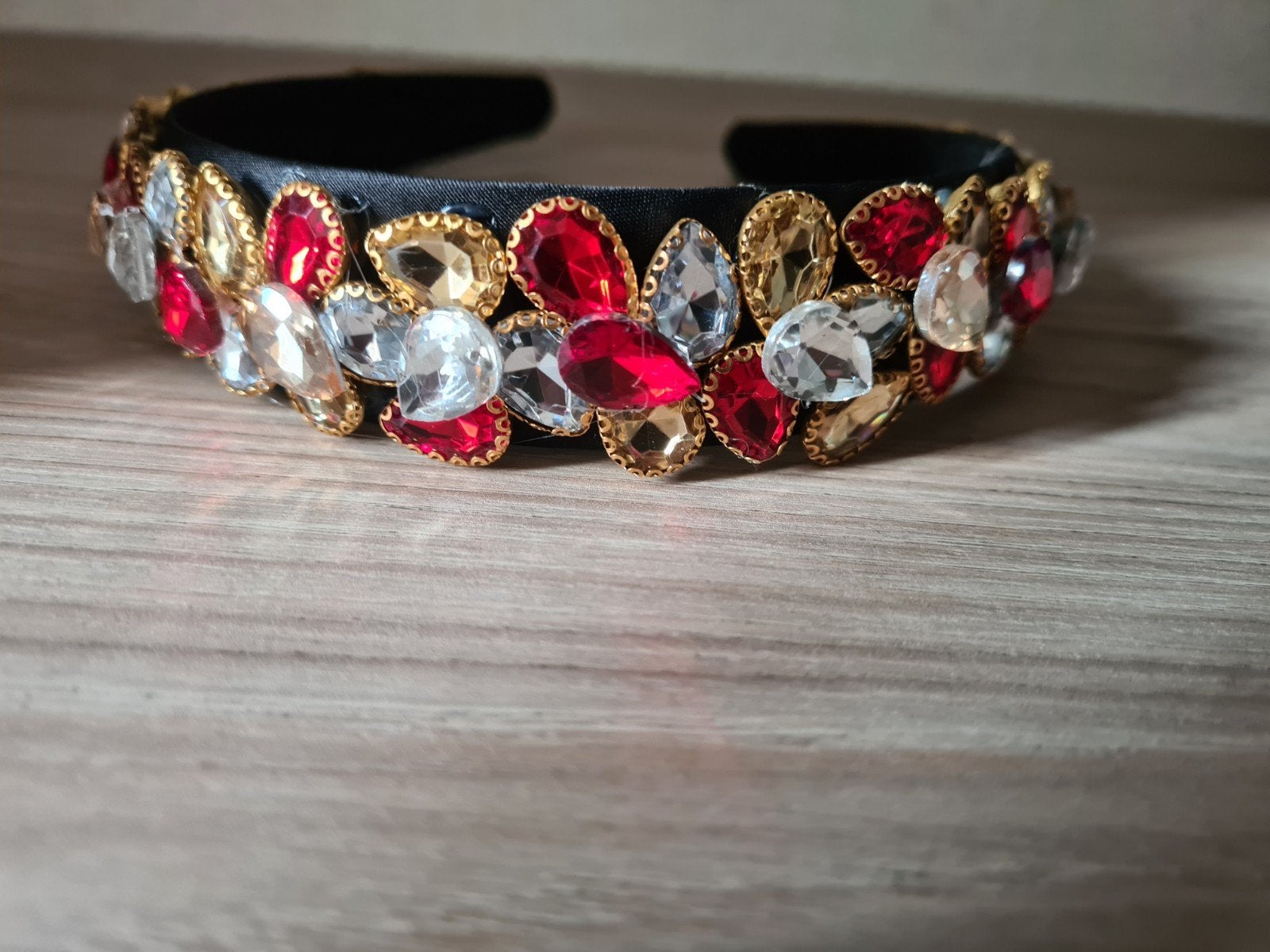 Oeteldonk Haarband met strass steentjes, Onbekend, Ophalen of Verzenden, Zo goed als nieuw, One size fits all