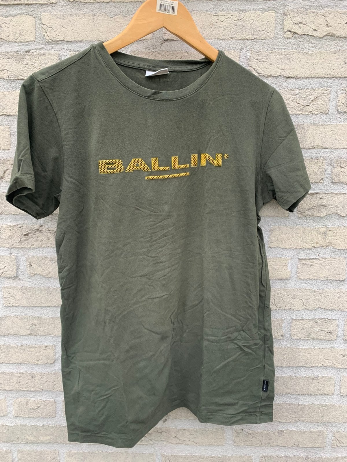 Groen Ballin Heren T-shirt Maat S, Ophalen of Verzenden, Gedragen, Maat 46 (S) of kleiner, Groen