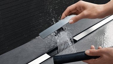 douche goot Geberit cleaneline20  130 cm., Ophalen, Afvoer, 2 tot 4 meter, Nieuw