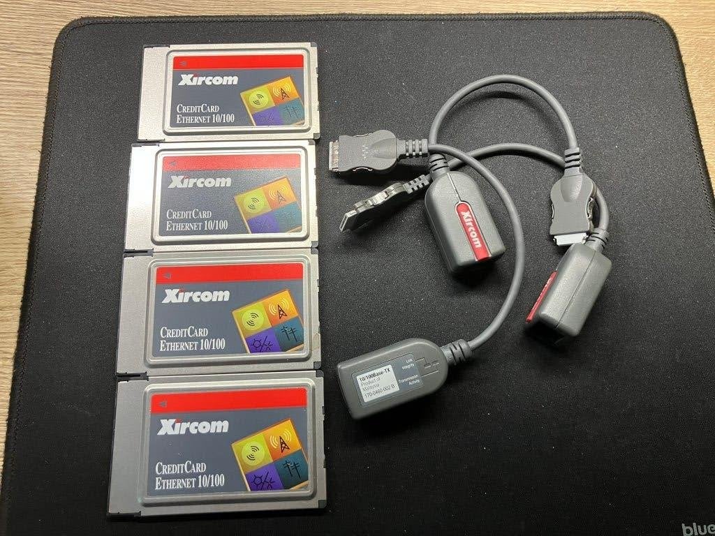Xircom CreditCard Ethernet 10/100 PCMCIA Set, Verzenden, Gebruikt, Intern, Xircom