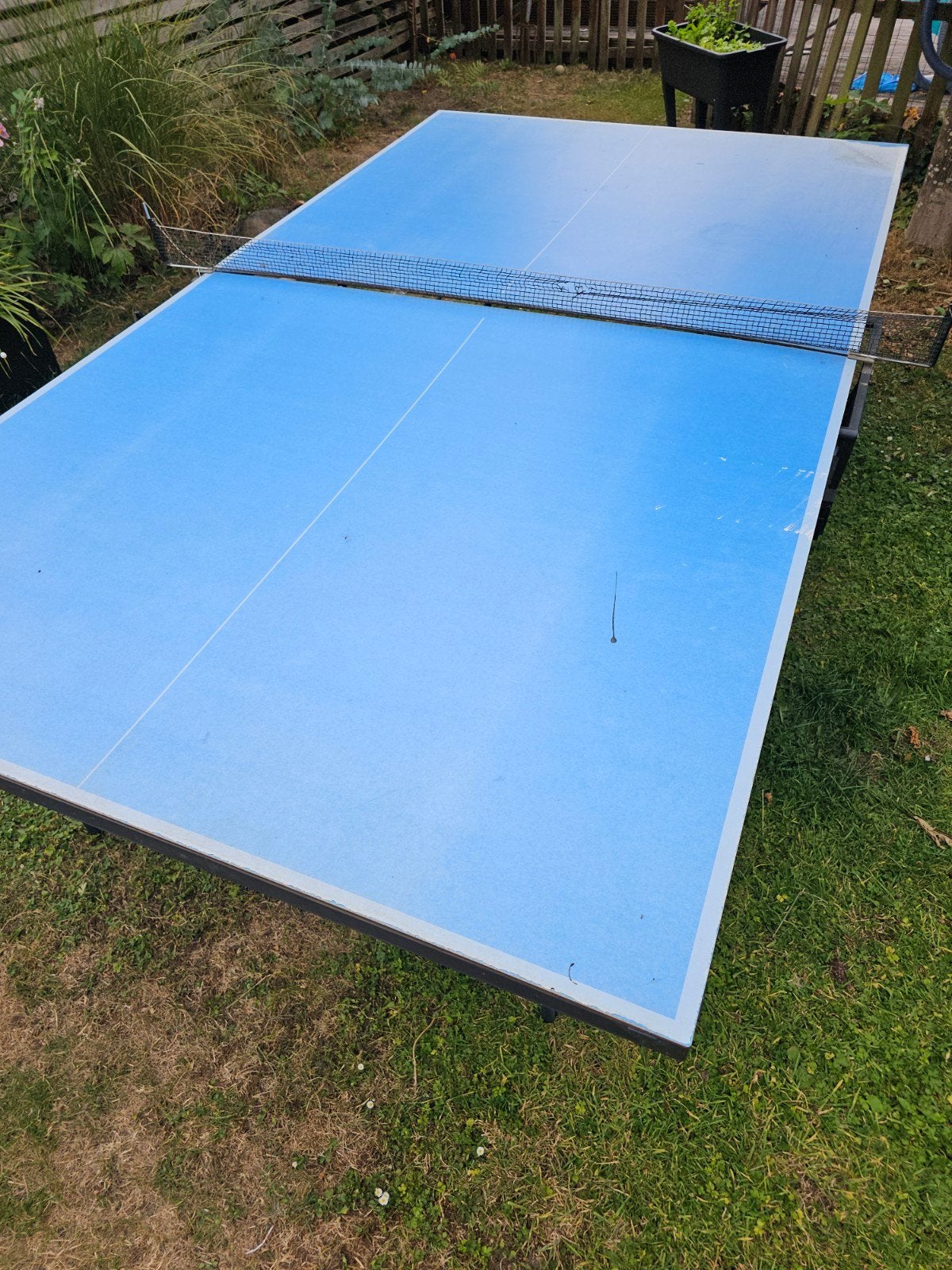 Sponeta Tafeltennistafel - Buitenmodel met wielen, Ophalen, Gebruikt, Tafel Outdoor, Verrijdbaar