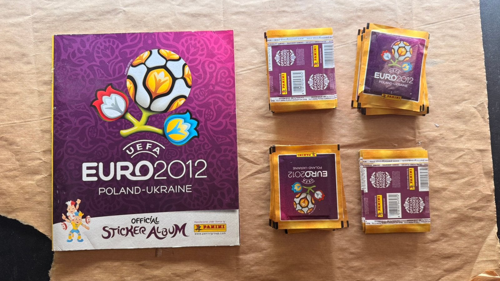 Panini 2012 poland ukraine euro ek ec album + 100 pakjes, Eén persoon, Cadeaubon