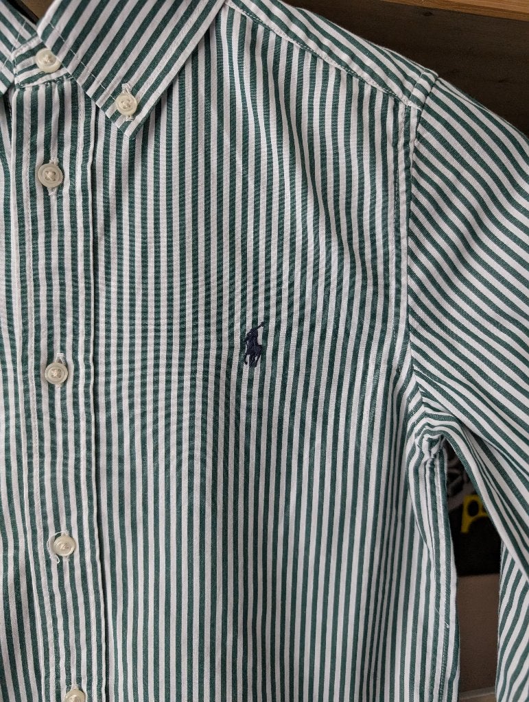 Ralph Lauren bloes mt 122 jongen, Overhemd of Blouse, Ophalen of Verzenden, Zo goed als nieuw, Jongen