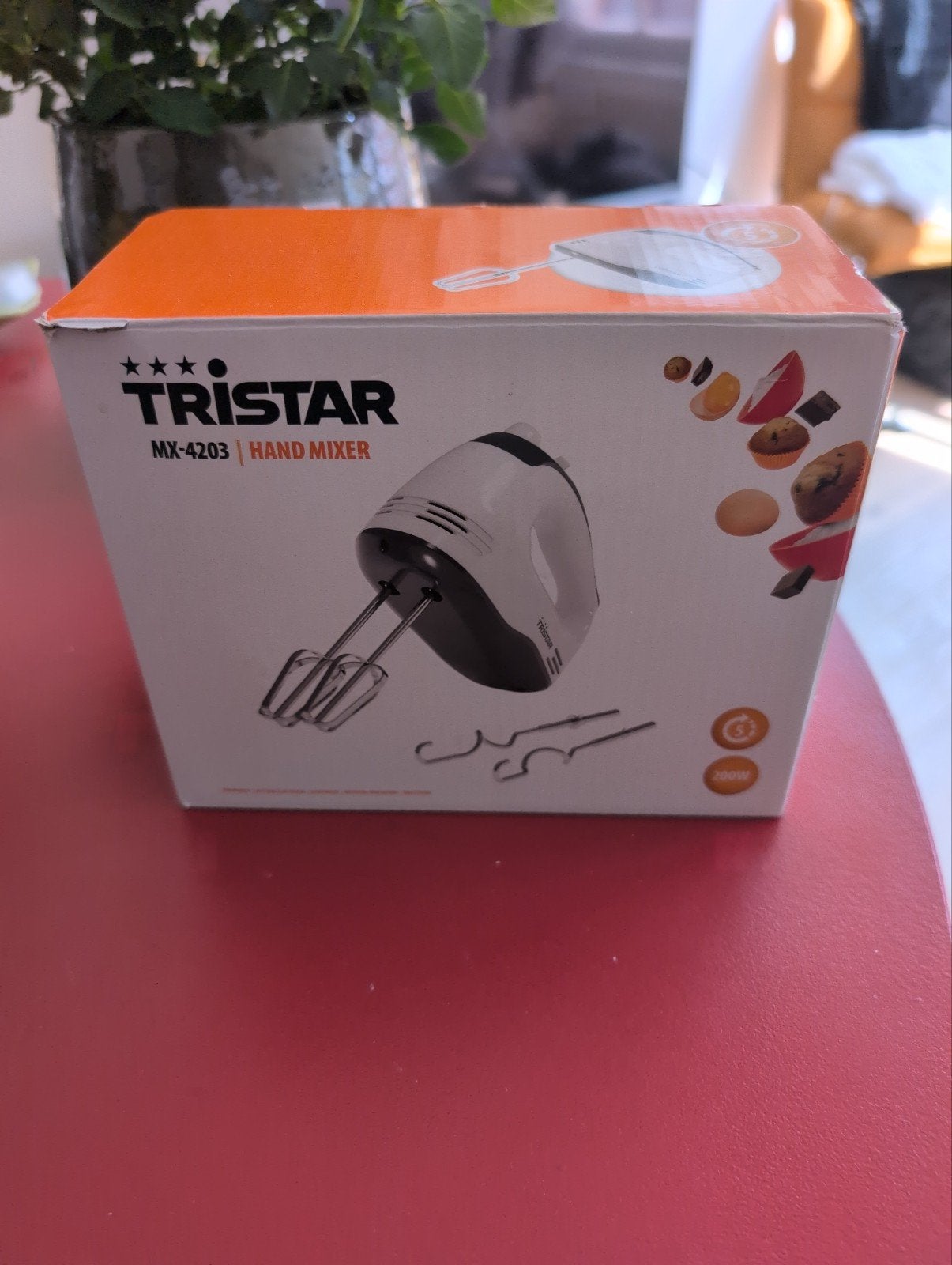 Tristar MX-4203 Handmixer - Slechts één keer gebruikt!, Ophalen, 3 snelheden of meer, Zo goed als nieuw, Vaatwasserbestendig
