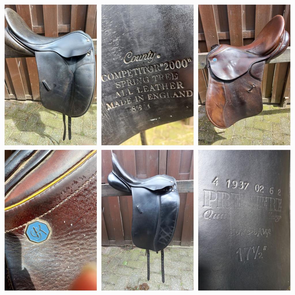 2x Dressuurzadel paard, Ophalen of Verzenden, Gebruikt, Dressuur