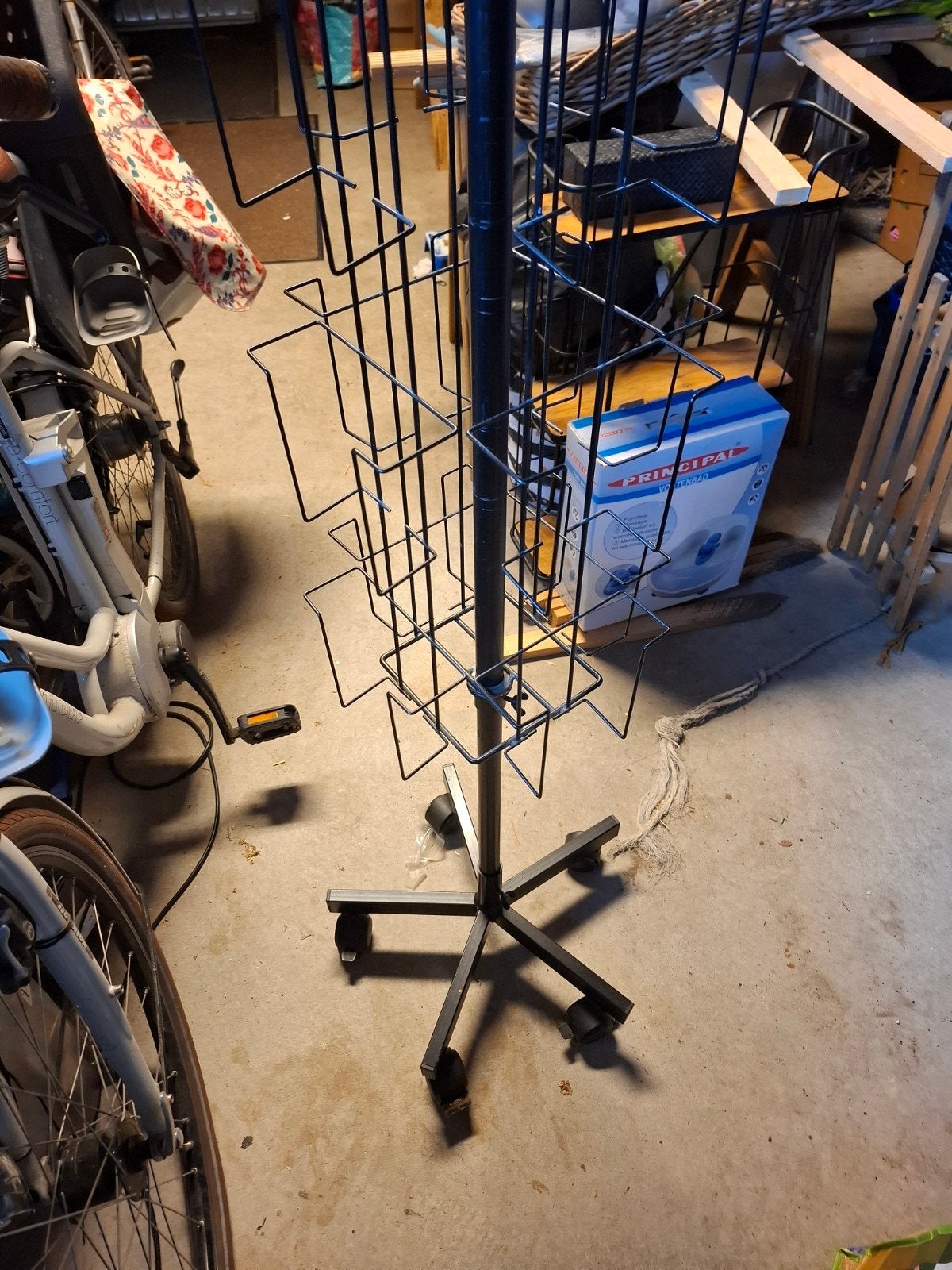 Kaartenmolen Zwart - 20 Vakken, 17cm Breed, Ophalen
