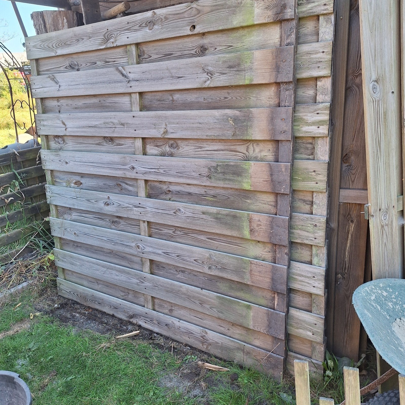 Schuttingdelen 180x180 cm - 6 stuks, Tuin en Terras, Schuttingen, Ophalen, Minder dan 3 meter, Hout, 1 tot 2 meter