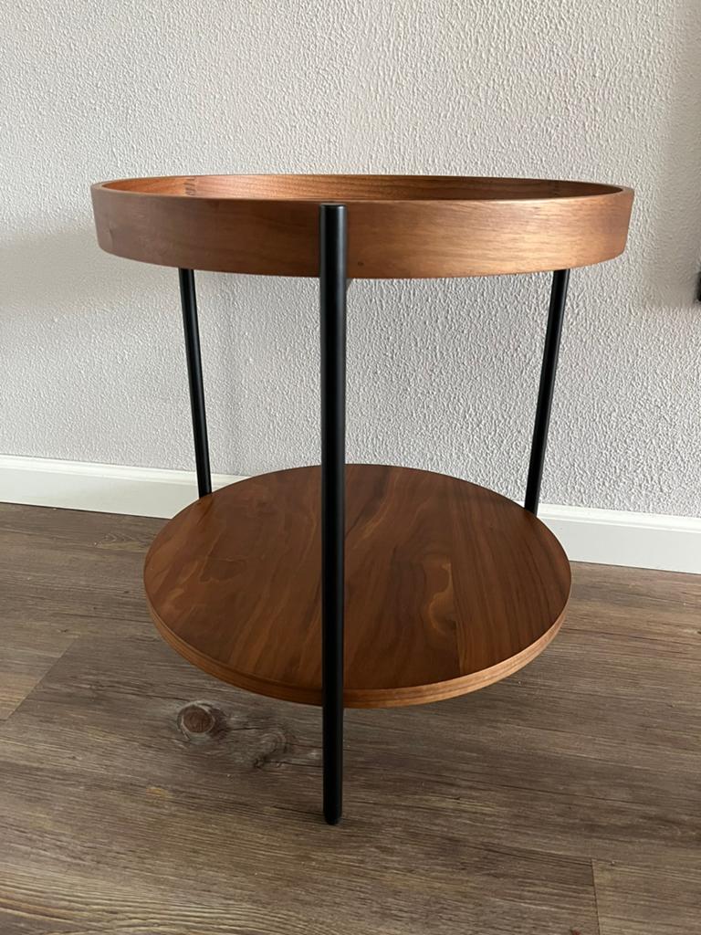 Bijzettafel Renee Westwing, Huis en Inrichting, Tafels | Bijzettafels, Minder dan 55 cm, Rond, Zo goed als nieuw, Ophalen