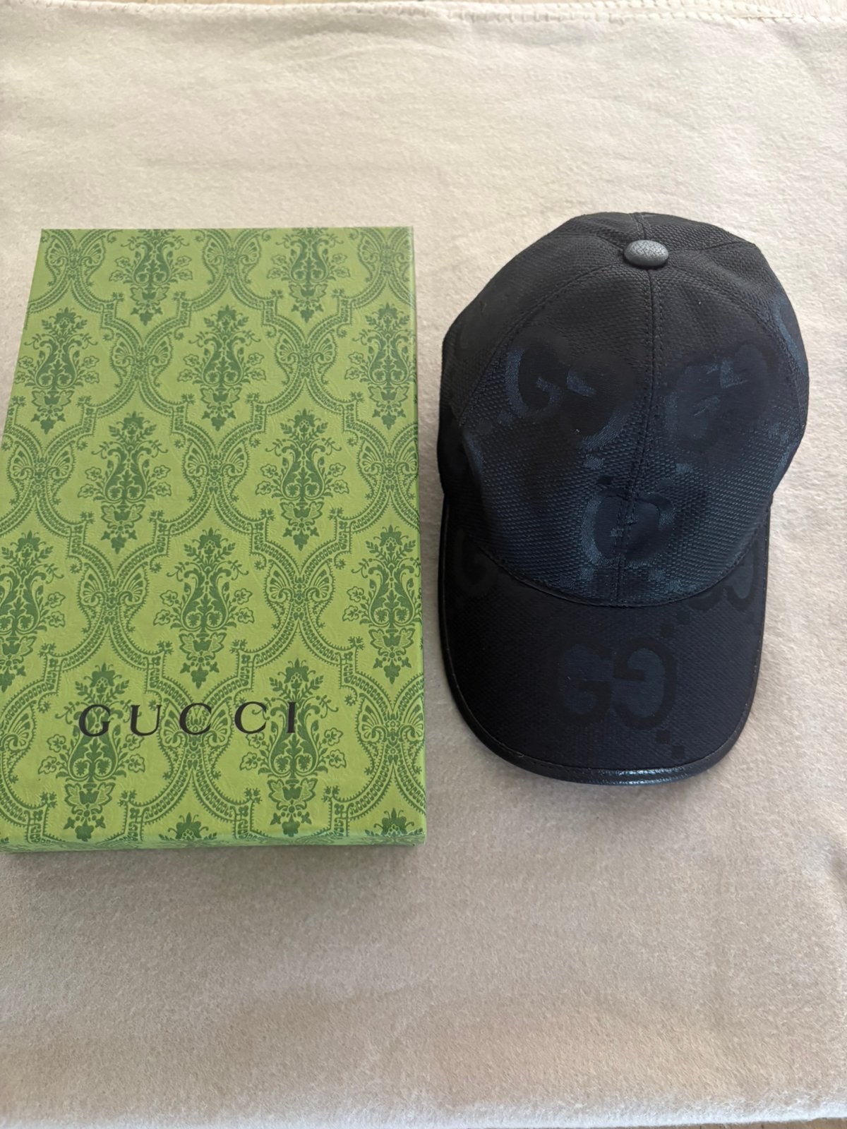 Gucci pet zwart, Verzenden, Nieuw, One size fits all, Hoed