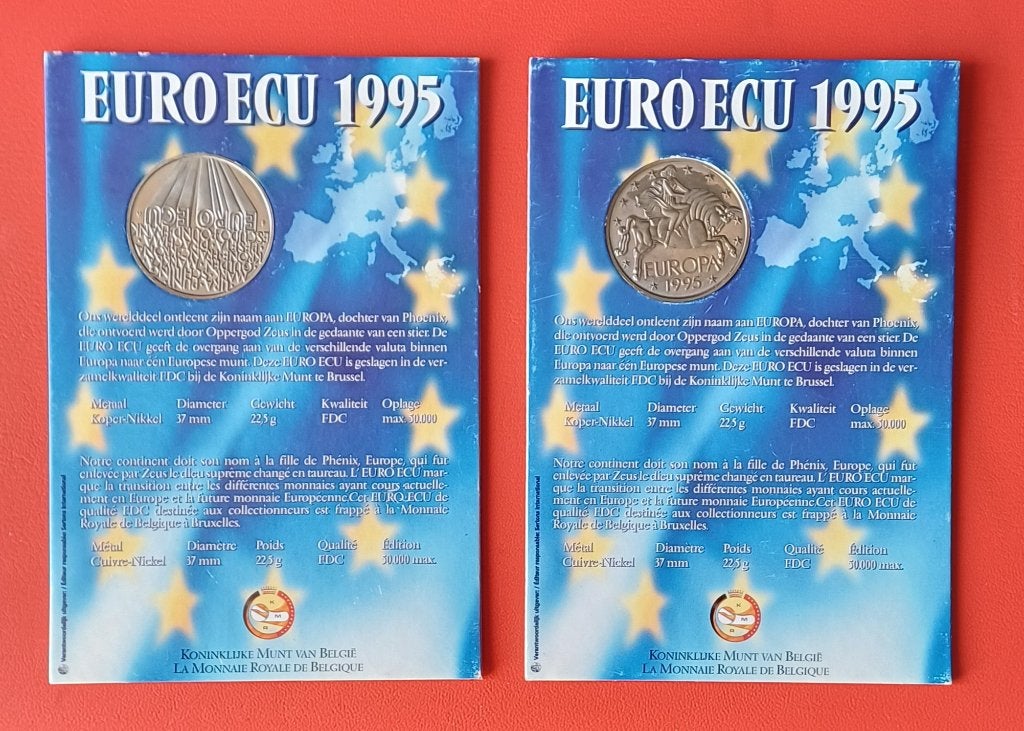 Ecu munt, Ophalen of Verzenden, Koningin Beatrix, Overige waardes, Losse munt
