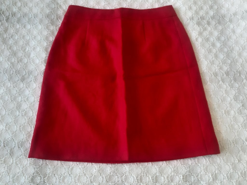 prachtige rode wollen rok Hobbs maat 12 (maat 38/40), Kleding | Dames, Rokken, Zo goed als nieuw, Knielengte, Hobbs, Rood