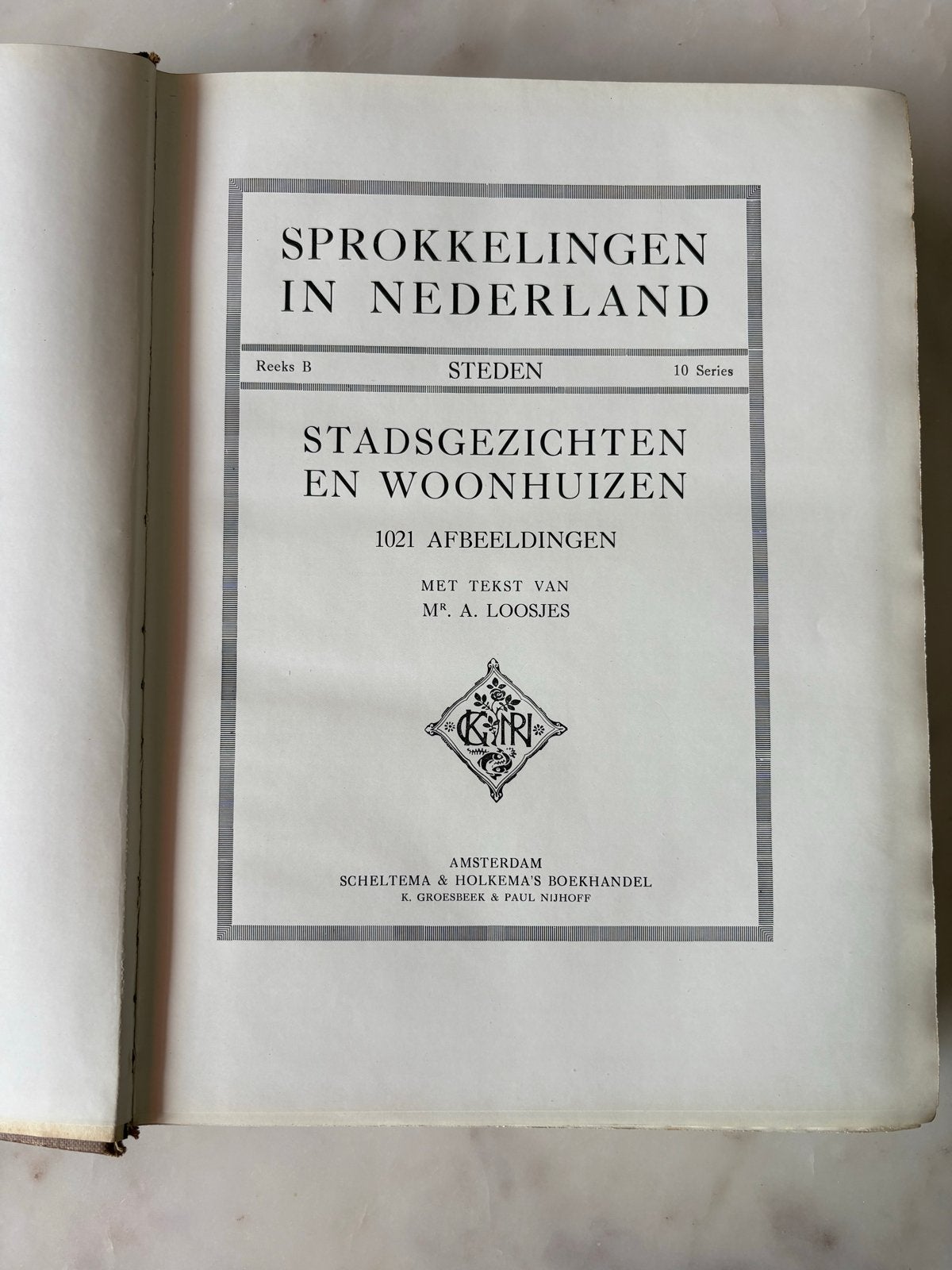 Sprokkelingen in Nederland: Stadsgezichten en Woonhuizen, Ophalen, 20e eeuw of later, Gelezen