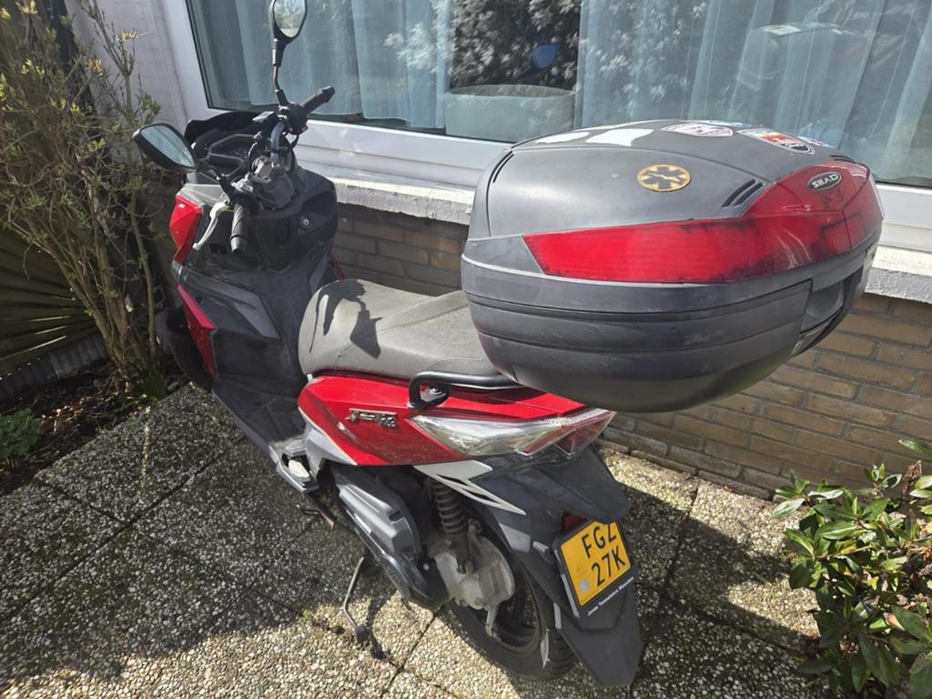 Rode SYM Scooter 2021, Ophalen of Verzenden, Zo goed als nieuw, Benzine