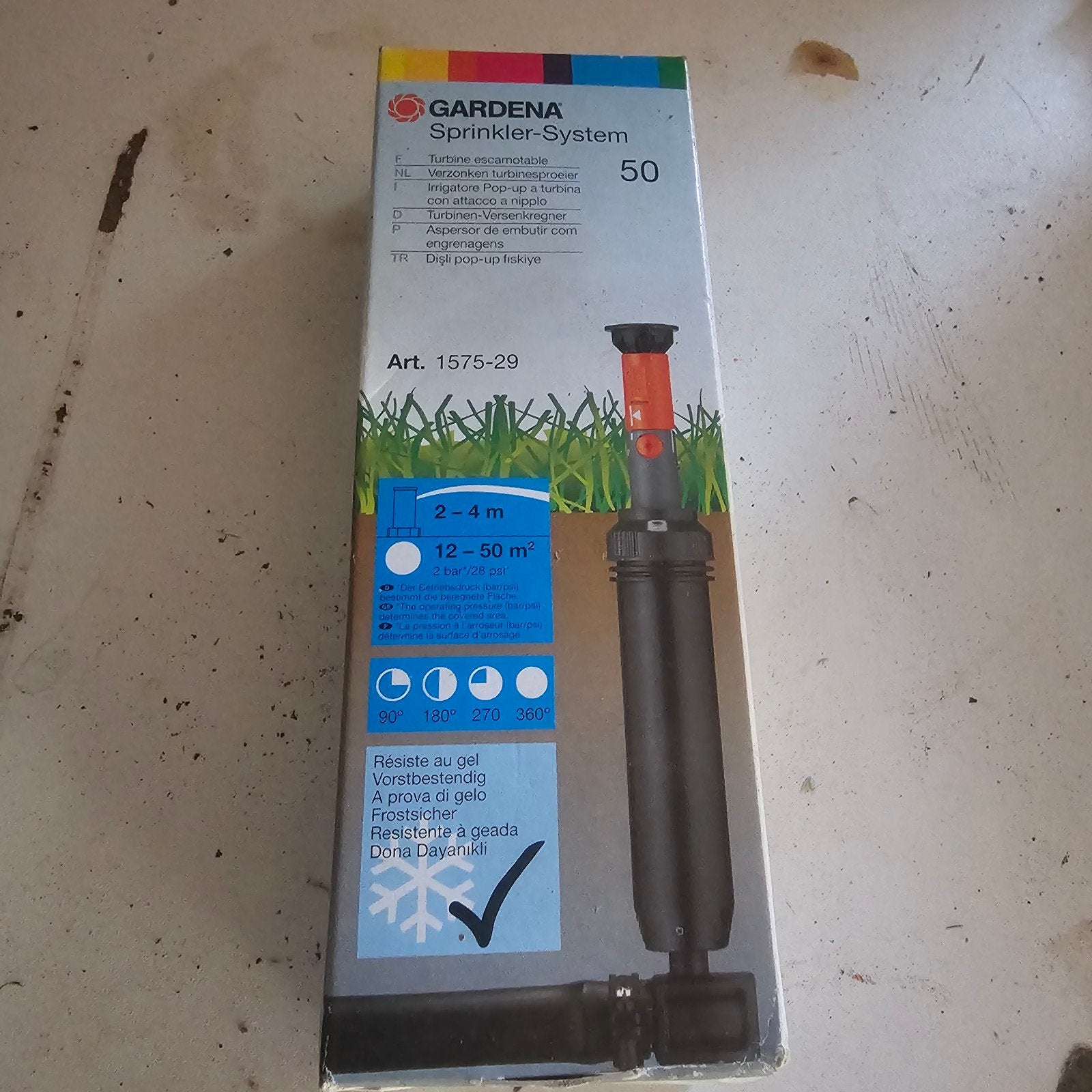 Gardena Sprinkler-System Verzonken Turbinesproeier 50, Ophalen of Verzenden