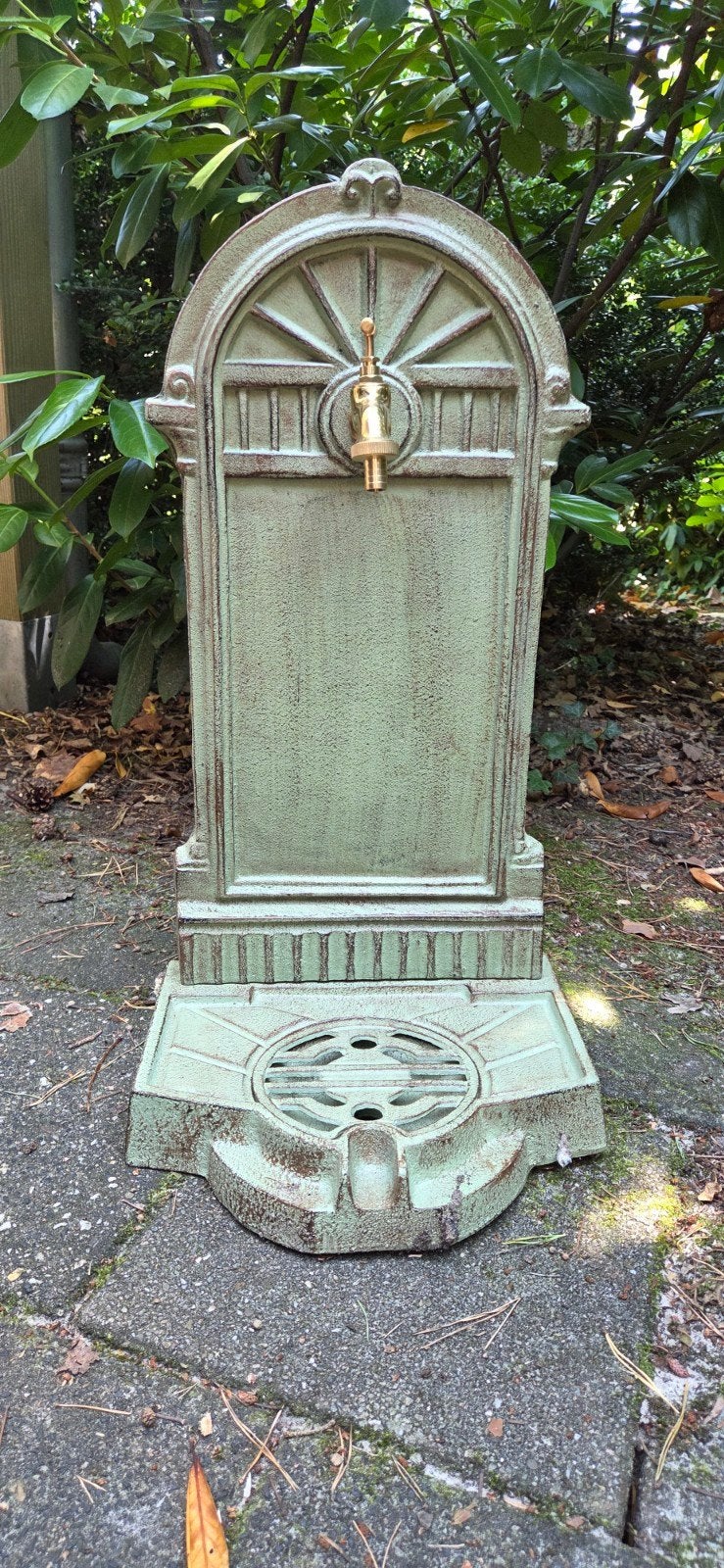 Decoratieve Tuinfontein - Gietijzeren Waterornament, Tuin en Terras, Waterpartijen en Fonteinen, Ophalen of Verzenden