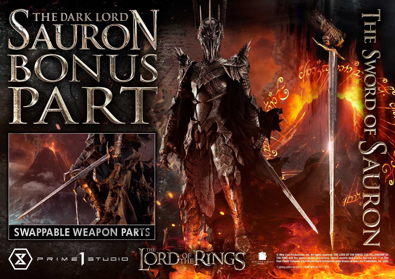 Sauron prime 1, Ophalen of Verzenden, Beeldje of Buste