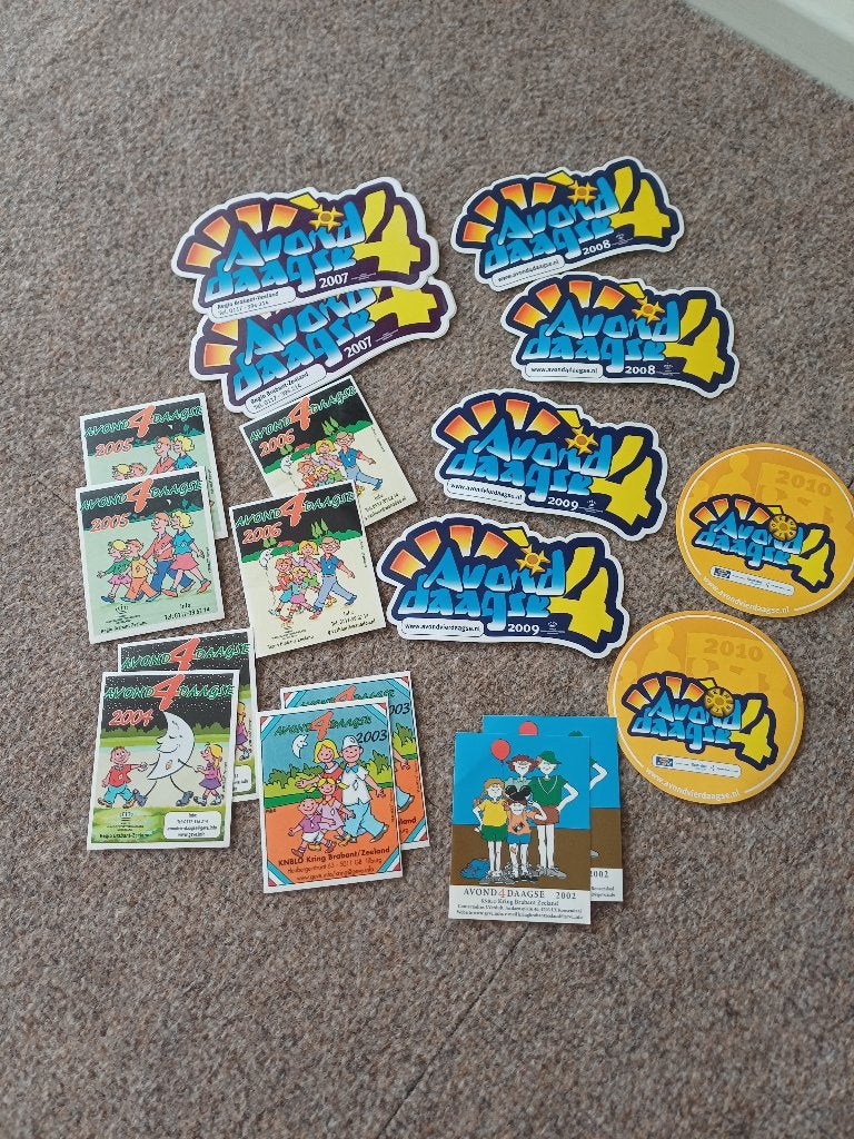 Avond4daagse stickers, Verzamelen, Overige Verzamelen, Ophalen of Verzenden, Zo goed als nieuw