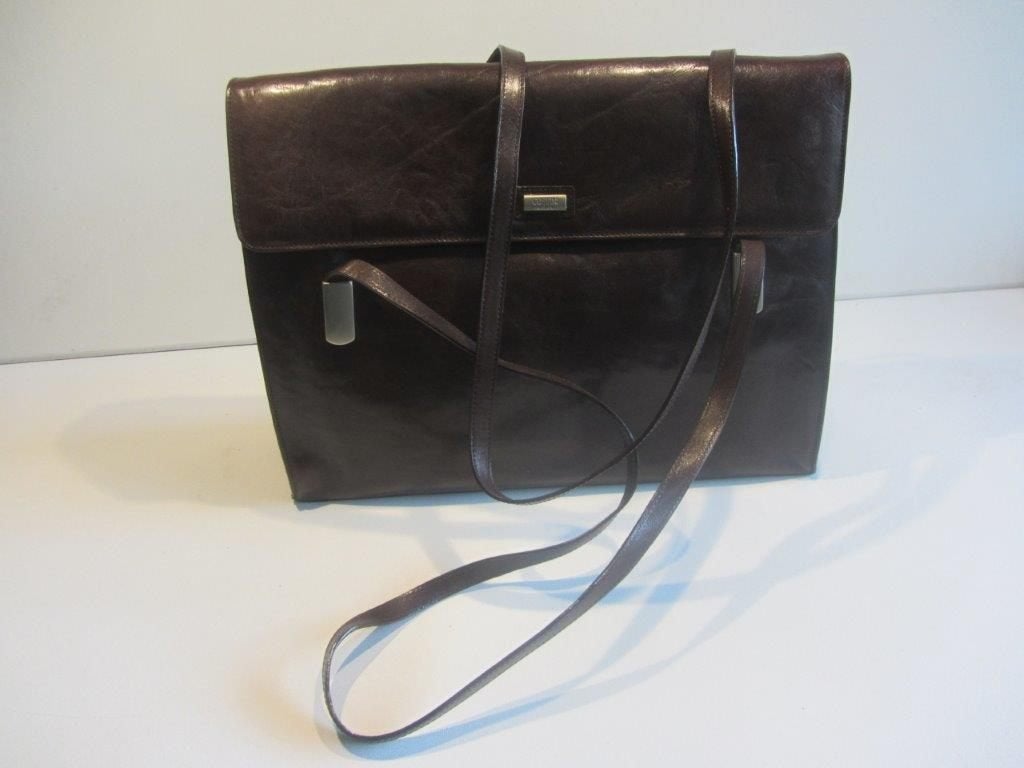 Leren Hand- en schoudertas, merk Cossini , Ophalen of Verzenden, Nieuw, Bruin, Handtas
