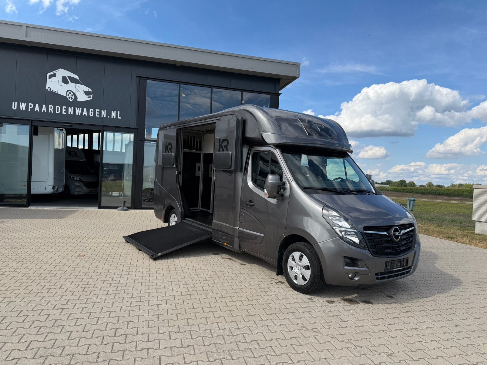 Opel KRISMAR >dubbele cabine< marge paardenwagen nieuwstaat, Ophalen, Zo goed als nieuw, Aluminium, Overige typen