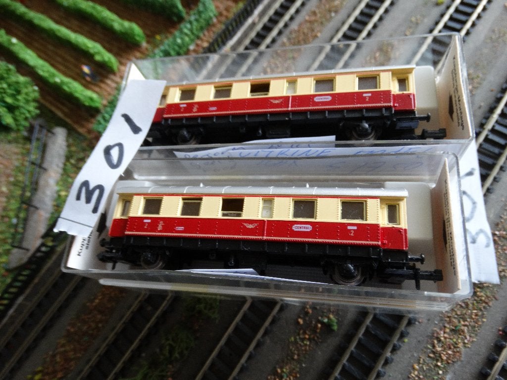 N-Spoor: FLM 8064K. Adv 301: Lokale spoorwegwagen 2e klas, Wagon, Ophalen of Verzenden, Zo goed als nieuw, Fleischmann