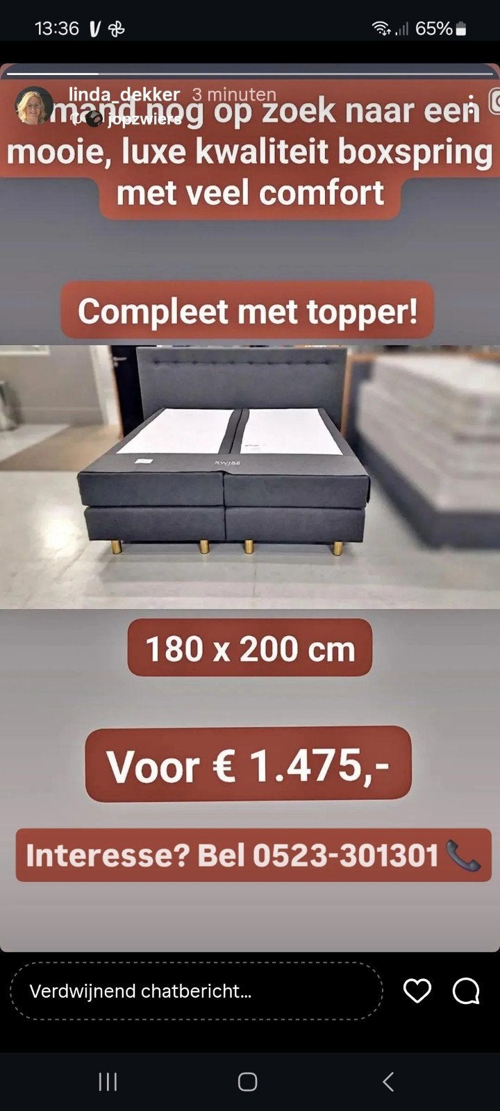Veel Luxe Boxsprings  Nieuw! uitverkoop showroom, Ophalen, Zwart, 180 cm, 200 cm