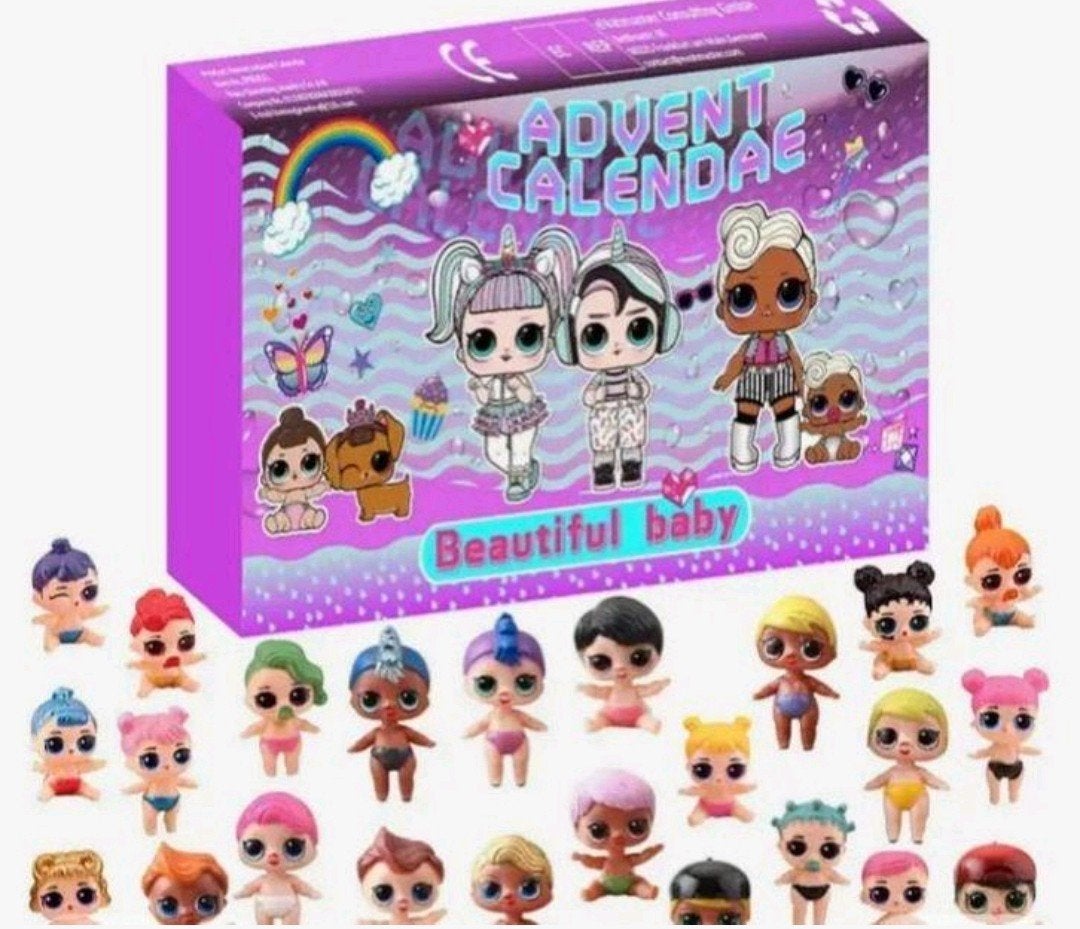 Leuke Adventkalender met Poppetjes - Nieuw!, Kinderen en Baby's, Speelgoed | Poppen, Ophalen of Verzenden, Nieuw, Overige typen