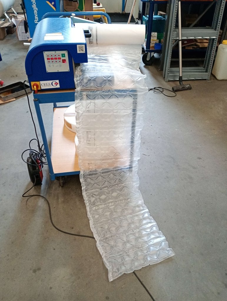 Luchtkussenmachine / verpakkings machine ,, Niet ingevuld, Gebruikt, Niet ingevuld, Ophalen of Verzenden