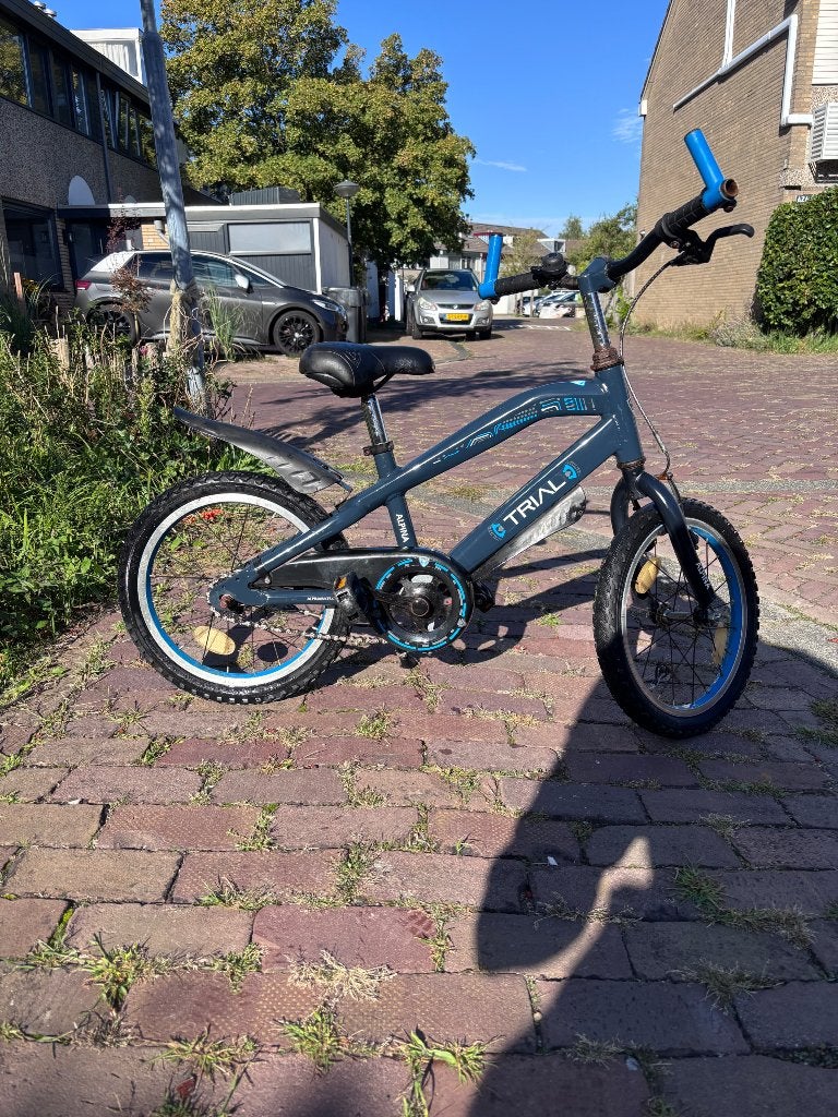 Kinder fiets, Fietsen en Brommers, Ophalen, Gebruikt, Alpine, Minder dan 16 inch