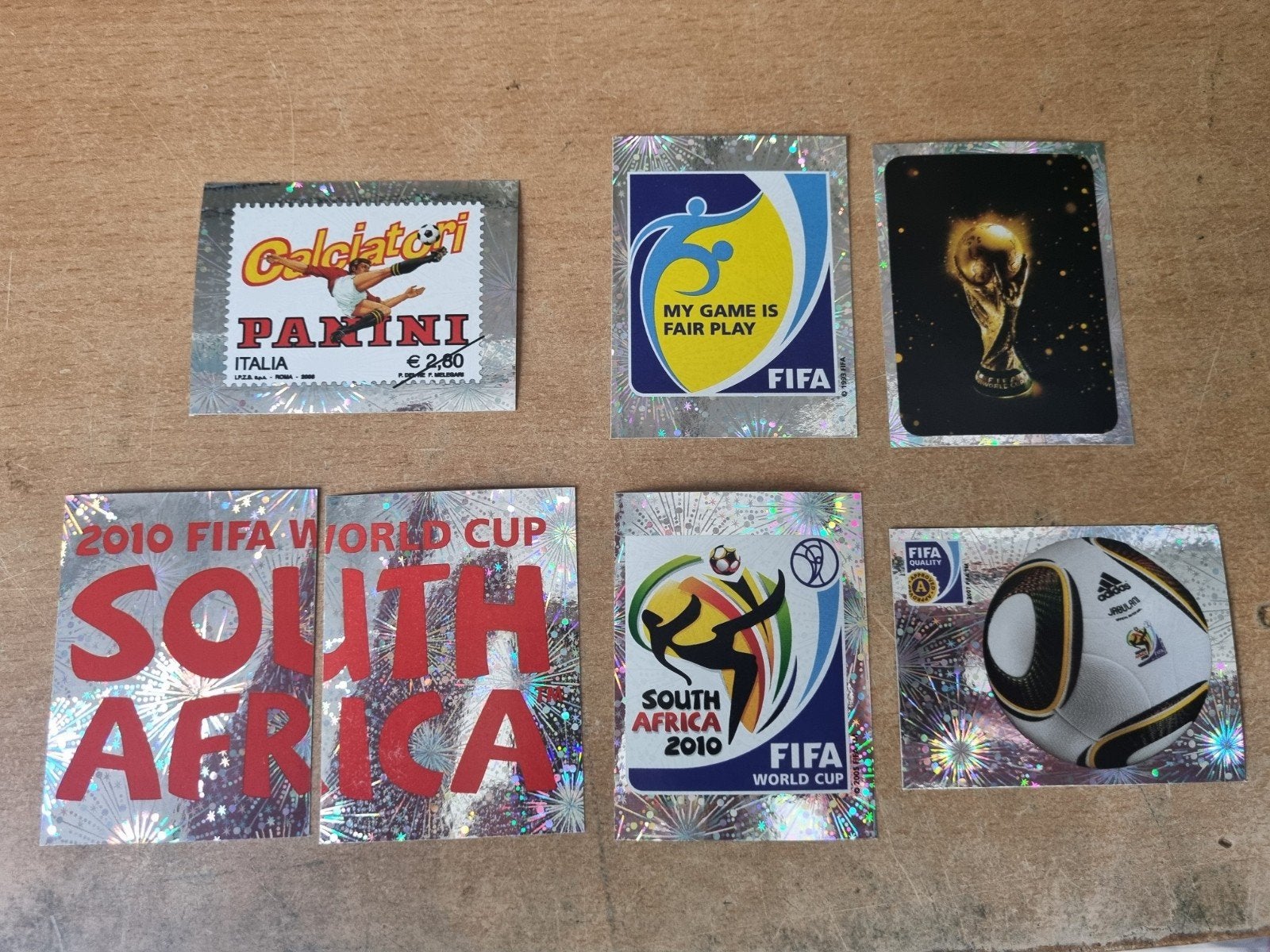 Panini Voetbalplaatjes WK 2010 Zuid-Afrika Foil, Verzenden, Zo goed als nieuw, Buitenlandse clubs, Poster, Plaatje of Sticker