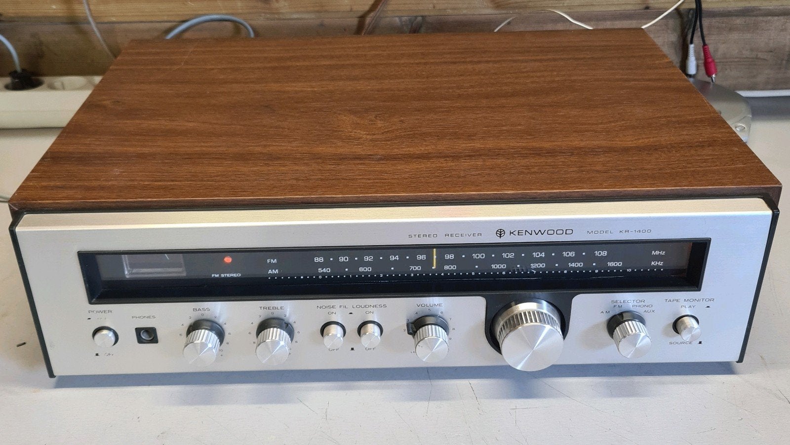 Kenwood receiver kr-1400 vintage 1974-'76 Mooie staat!, Ophalen of Verzenden