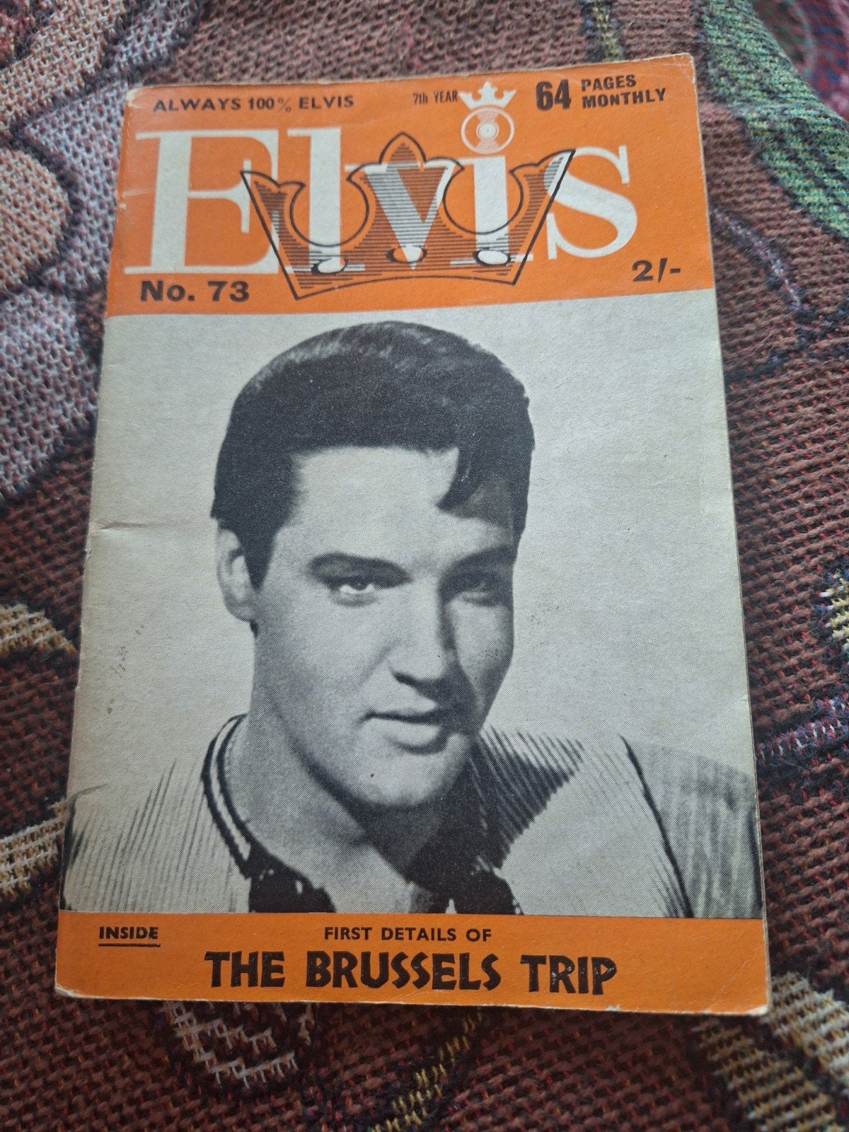 Elvis Monthly magazines uit de  jaren 60, Ophalen of Verzenden, Gelezen