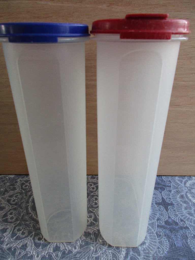 tupperware ruimtespaarders nr 5 / spaghettibus 1,1L / 2,9 L, Ophalen of Verzenden, Rood, Overige typen