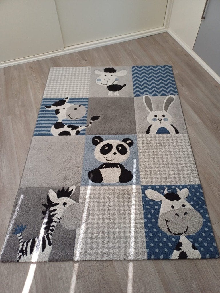 Mooi vloerkleed jongenskamer - in nette staat, Ophalen, 100 tot 150 cm, 150 tot 200 cm, Modern
