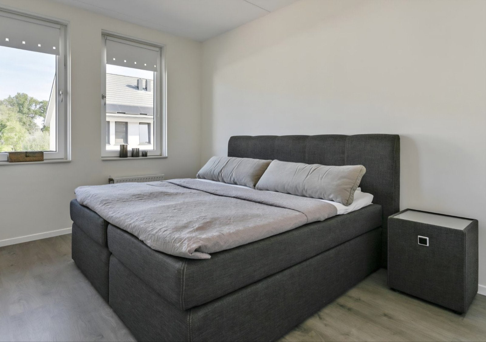 Luxe complete boxspring 180x200, Ophalen, Zo goed als nieuw, Tweepersoons, 180 cm